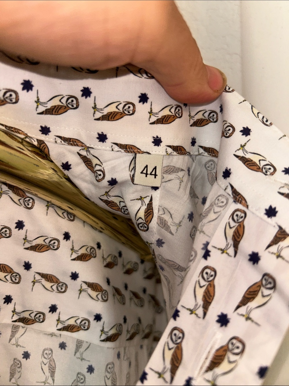 ETRO The Barn Owl Comfortetro Stretch Cotton Button Up Men’s Shirt SZ: 44 - Picture 9 of 16
